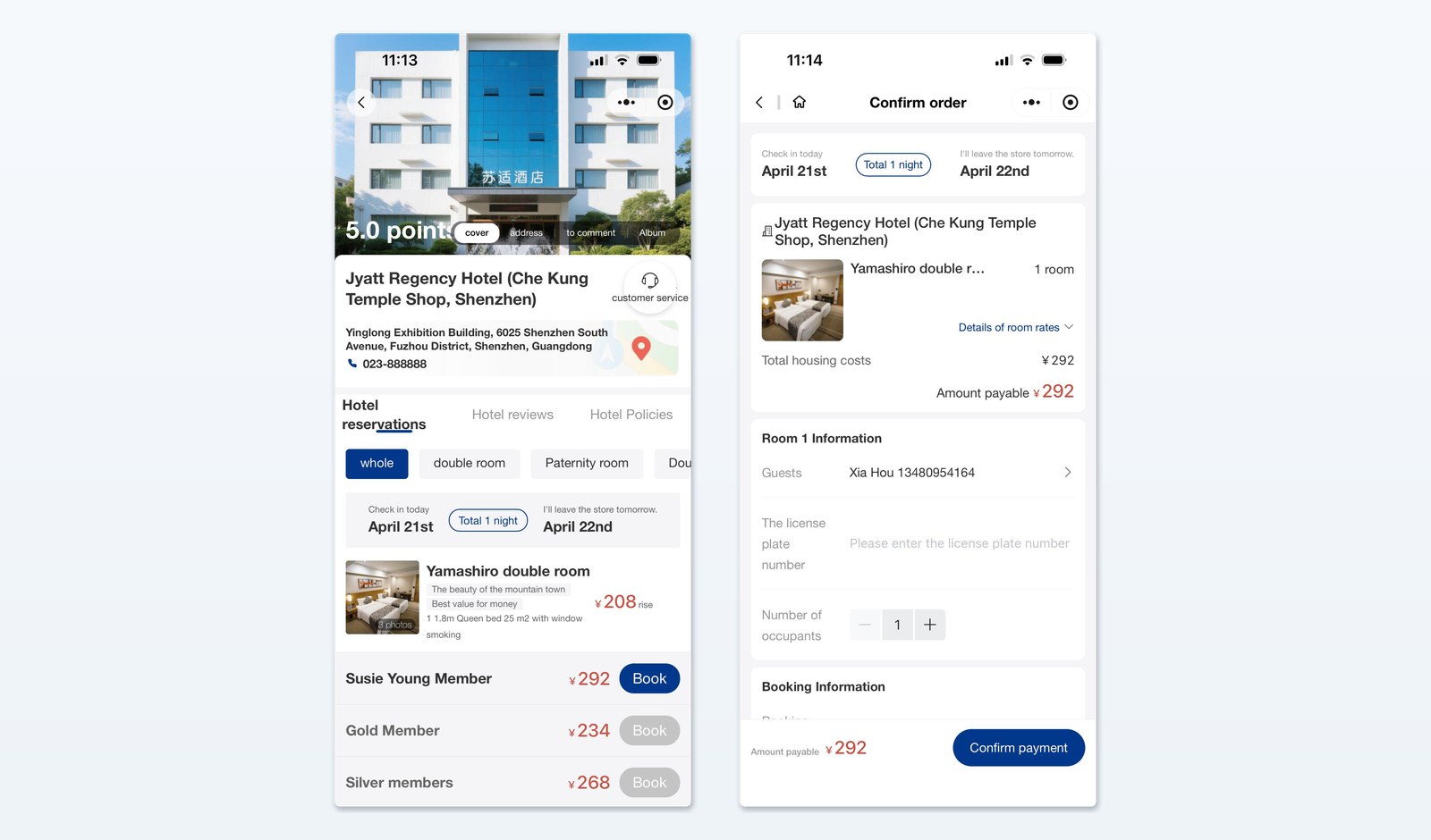 Direct-booking app for apartments and homestays