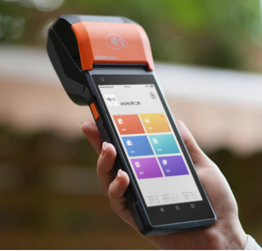 Handheld mobile POS terminal